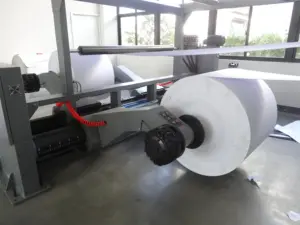 Paper Sheet Cutting Machine KINGSUN KS-1400A Model Servo Control Roll Sheeter Automatic Paper Reel To Sheet Cutting Machine