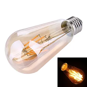 Sıcak satış ST64 E27 antik dim Vintage Led Filament Lampara ampul