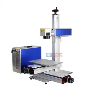 Portable 50 watt fiber laser engraver 20W 30W 50W fiber laser marker lowest price aluminum stainless steel engraving machine