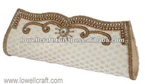 Nouveau Style Luxe Satin Élégant Soirée De Mariée De Mariage Pochette Femme Sac À Main Élégant Top Main À La Mode Personnalisé - Product Image 2