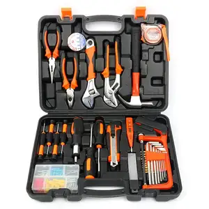 100-Piece Home Tool Kits Multi機能 & Universal 100 IN 1 Precision Screwdriver Hammer Set Repair Tool KitためHousehold El