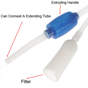 Herramienta de Limpieza para Acuarios de Plástico de 140 cm, Sifón, Filtro de Succión de Grava, Bomba de Vacío para Peceras, Cambio de Agua de 5L - Product Image 3