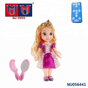 Cheveux longs princesse en plastique bébé poupée jouets <span class=keywords><strong>pour</strong></span> filles - Product Image 1