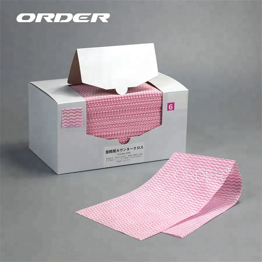 อาหาร reusable antibacterial ร้านอาหาร household1/4 quarter - พับกล่อง nonwoven ผ้า