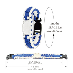 Personnalisé à la main Corde nationale D'afrique Du Sud drapeau bracelet paracorde - Product Image 6