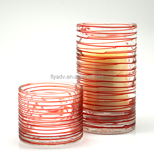 Wholesale Cheap clear Glass Swirl <strong>Candle</strong> Holder <strong>Hurricane</strong> - Product Image 1