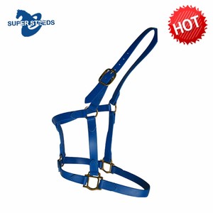 Colorida impermeable de nylon caballo ecuestre Halter con hebilla de latón - Product Image 1