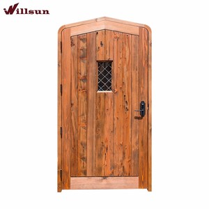 <span class=keywords><strong>Puertas</strong></span> <span class=keywords><strong>de</strong></span> <span class=keywords><strong>Entrada</strong></span> Principales <span class=keywords><strong>de</strong></span> Madera Maciza con Diseño <span class=keywords><strong>de</strong></span> Hierro para Ventanas, <span class=keywords><strong>Puertas</strong></span> Exteriores Rústicas para Hogares - Product Image 4