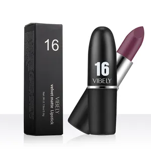 Cheap Price Black Lipstick Bullet Lipstick Velvet Matte Lipstick