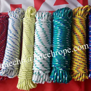 Fabricant de cordes en polypropylène, 8mm, 16 brins tressées