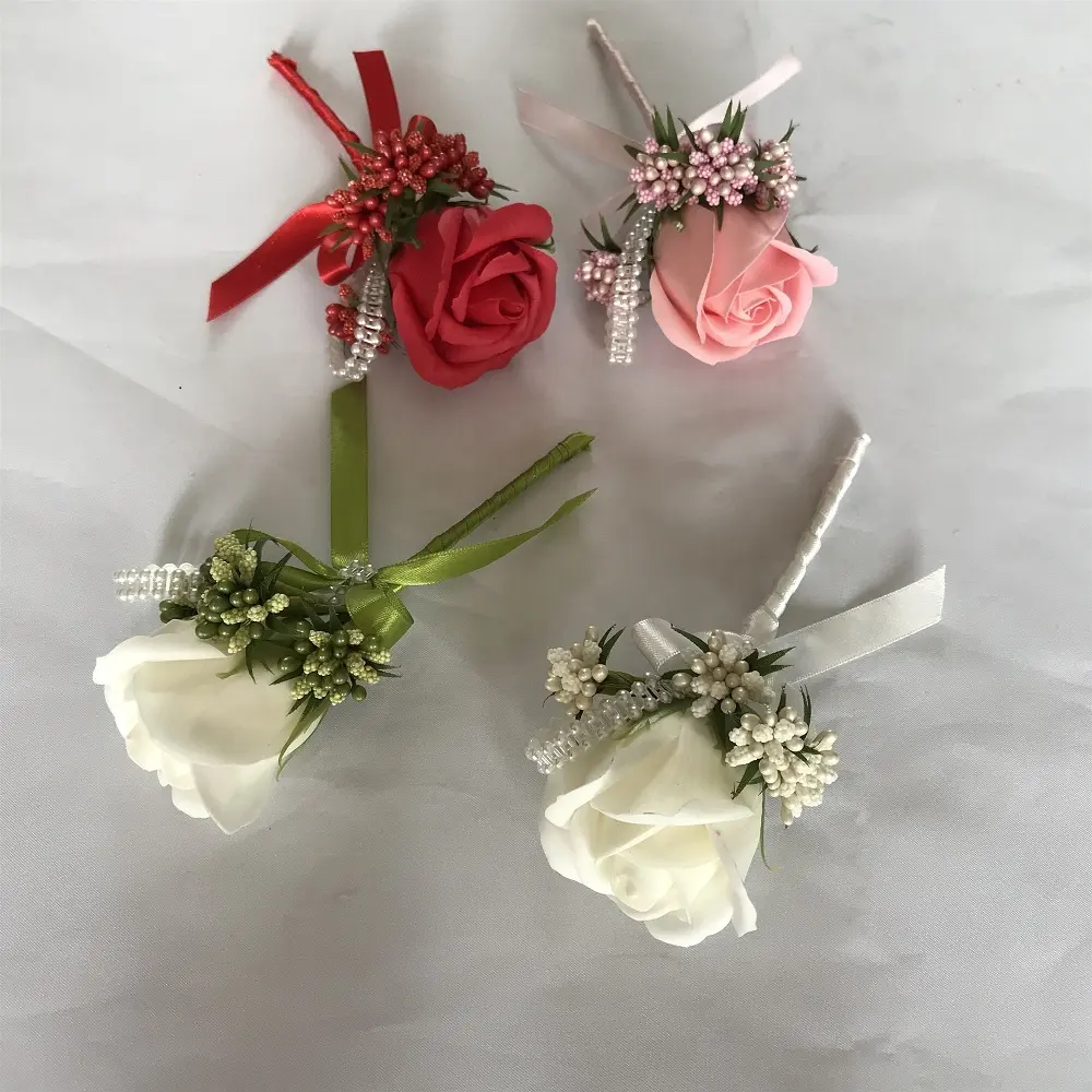 Hohe qualität rose blume künstliche hochzeit dekoration