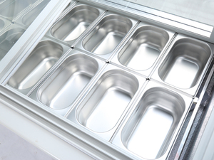 Vitrina de vidrio deslizante para helados, <span class=keywords><strong>expositor</strong></span> de helados usados, Vitrina refrigerada - Product Image 6