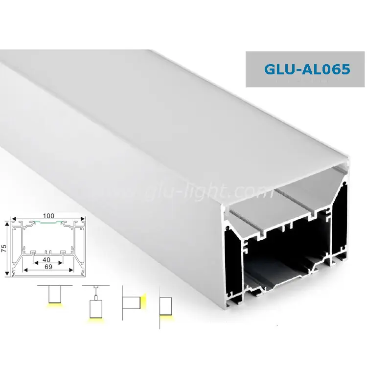 Up Lighting Strip And Bar Light Led Aluminum Profile For Led