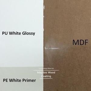 Nhãn Hiệu Hàng Đầu Trung Quốc Maydos Polyester PE Gỗ Lót Trắng Cho Tủ Bếp <span class=keywords><strong>MDF</strong></span> - Product Image 2
