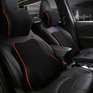 Electric Car Seat <strong>Headrest</strong> <strong>Pillow</strong> and Car Lumbar Support <strong>Pillow</strong> Carseat Foamy Cushions - Product Image 4
