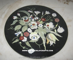โต๊ะกาแฟโบราณทำด้วยมือสีดำ - Product Image 1