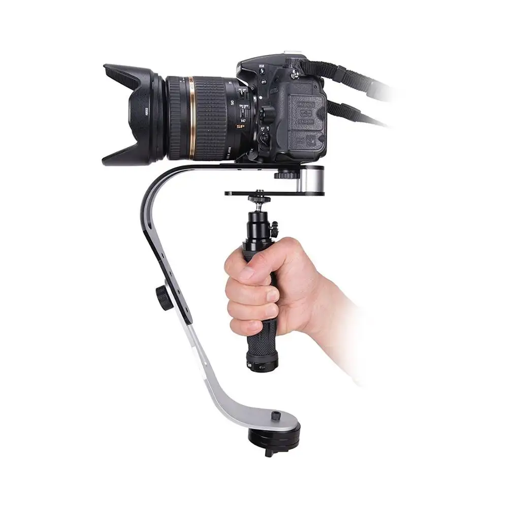 New Mini handheld camera stabilizer video steadicam mobile DSLR Motion DV steadycam smartphone clamp