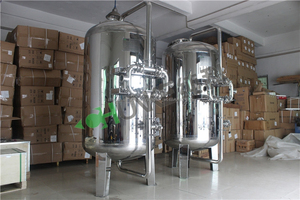 CHUNKE 1000L/H stainless steel <span class=keywords><strong>tank</strong></span> sand filter/sand filter system with valve butterfly control for water treatment - Product Image 2