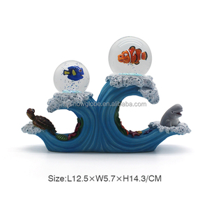 Spécialement animaux de tortue de mer <span class=keywords><strong>globe</strong></span> d'eau décoration pas cher artisanat résine - Product Image 4
