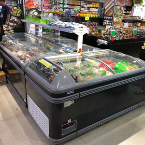 Congélateurs de supermarché Aht utilisés pour la viande congelée, le poisson, la crème glacée, <span class=keywords><strong>réfrigérateur</strong></span> <span class=keywords><strong>combiné</strong></span> en îlot - Product Image 6