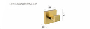 <strong>Bathroom</strong> Towel <strong>Hook</strong> Coat Brushed Gold Robe Clothes Bath Wall <strong>Hooks</strong> - Product Image 6
