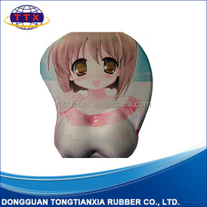 Écologique de silicium <span class=keywords><strong>gros</strong></span> <span class=keywords><strong>seins</strong></span> <span class=keywords><strong>sexy</strong></span> girl tapis de souris avec repose-poignet - Product Image 2