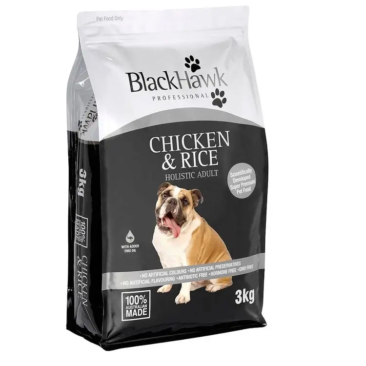Large flat bottom royal canin cat pet food packaging plastic bags for dog food 500g 1kg 2.5kg 10kg 15kg 20kg packaging bags