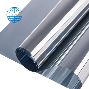 Argent réfléchissant solaire film de fenêtre papier autocollants d'isolation de <span class=keywords><strong>miroir</strong></span> à sens unique - Product Image 3