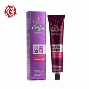 OEM/ODM Asian import natural 41colors magic permanent anti-allergy zunrong color hair cream professional hair color cream