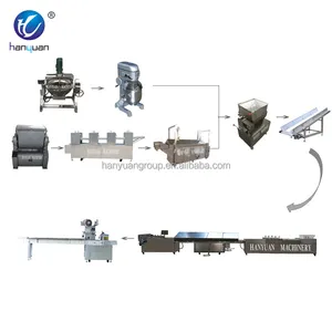 factory price high quality nougat caramel treats production line