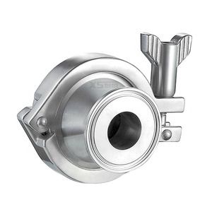 Vanne de retenue simple union à ressort en acier inoxydable sanitaire SS304 de 1 pouce de haute qualité avec joint en silicone anti-refoulement - Product Image 6