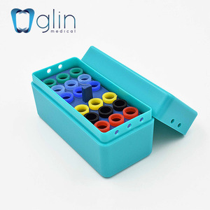 GLIN 72 حفرة صندوق قابل للأوتوكلاف الأسنان إندو صندوق ملفات FG الماس حامل الأزيز - Product Image 6