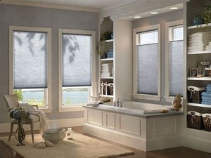 UV protection Blackout Double Pleated <strong>Paper</strong> Shade Double Cell Honeycomb <strong>Blinds</strong> up and Down - Product Image 3