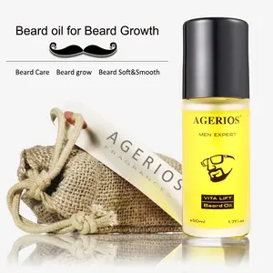 Organic Unscented Leave-in Conditioner Soften Leave Beard and Mustache Full Healthy Beard oil