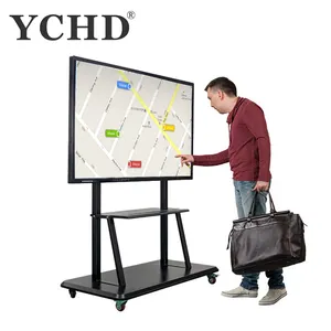 55 65 70 75 85 86 98 Zoll tragbare billige Touchscreen Flach bildschirm elektronische Glasplatte interaktives Whiteboard