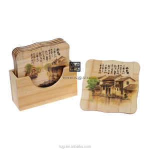 Manteles (LC-982B) para regalos promocionales/ecológico/bambú/lugar/Coaster/souvenir - Product Image 1