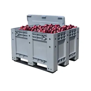 Caixa de plástico de tomate, frete grátis hdpe armazenamento industrial caixa de frutas vegetais
