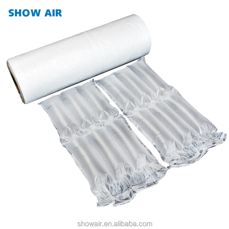 China export Plastic inflatable bag /air column wrap roll for machine filling