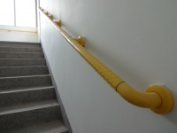 Barre de prise pour escalier, étui en plastique Nylon, barre de préhension, couloir