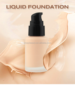Bases de Maquillaje OEM para Rostro, 8 Colores, <span class=keywords><strong>Base</strong></span> de Maquillaje Líquida Resistente al Agua, Crea Tu Propia Marca con MOQ Bajo - Product Image 2