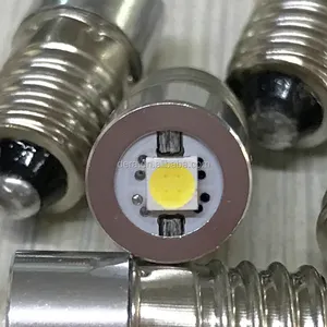 E10 0.5w 1w 3v 3.7v 4.5v 6v 7v 9v 12v 15v LED 손전등 토치 전구 Epistar 칩 led 손전등 전구 헤드 램프 전구