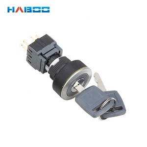 HBC16/22 serie llave eléctrica ultrafino 2/<span class=keywords><strong>3</strong></span> posiciones clave impermeable interruptor momentáneo/enclavamiento - Product Image 2