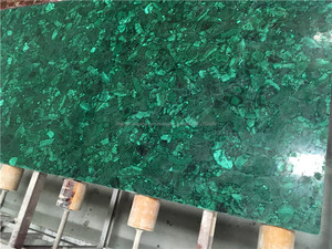 Naturel Semi <span class=keywords><strong>Pierre</strong></span> Précieuse <span class=keywords><strong>Malachite</strong></span> Carreaux de mur Pour Intérieur et Décoration pour <span class=keywords><strong>La</strong></span> Maison - Product Image 4
