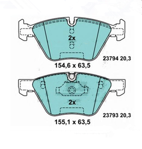 D1061 34116799166 azione sulla vendita <span class=keywords><strong>freni</strong></span> a disco anteriori per <span class=keywords><strong>bmw</strong></span> <span class=keywords><strong>pastiglie</strong></span> freno - Product Image 2