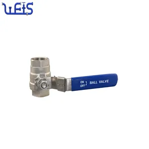 Welsure 1/4" to 4" Full Bore 1000wog thread stainless steel ball valve 1pcs ball valve