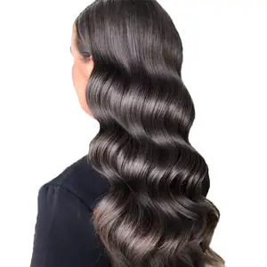 Aosun Hair 10a Grade 34 Zoll Edles klassisches gewelltes brasilia nisches Haar, natürliches lockiges jungfräuliches Haar, weiße Bündel-Haar verlängerungen