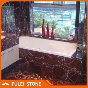 Precio barato Rosso levanto mármol baño piso y azulejos de <span class=keywords><strong>la</strong></span> pared - Product Image 1