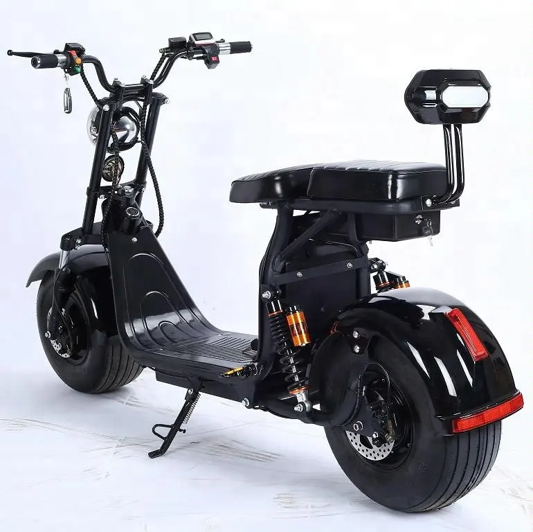 2018 nuevo promocional barato Citycoco más nuevo diseño 18*9,5 pulgadas haley Durable Scooter Eléctrico
