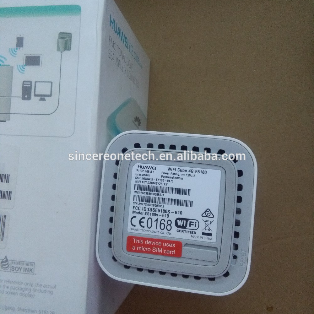 Wi-Fiルーター (LTE cube E5180) Huawei E5180 4G LTE CUBE Router | Huawei E5180s-22 E5186s-610 4G
