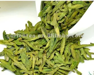 Китайский знаменитый чай Long Jing Dragon Well, зеленый чай для легких Ching